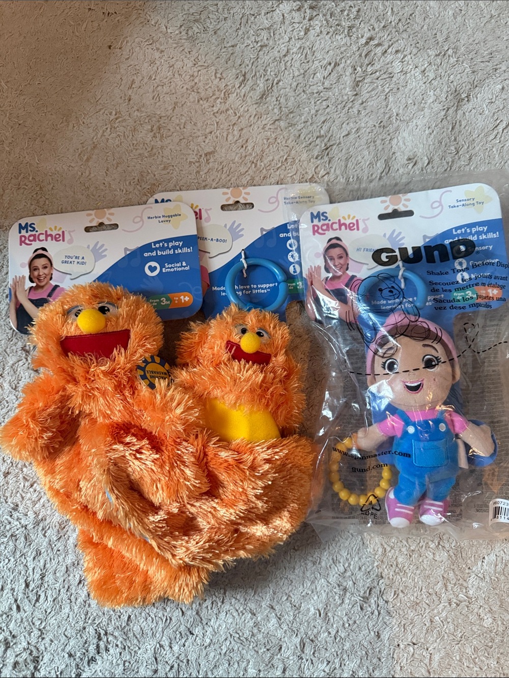 Ms Rachel Kids Toys set of 3 NWT